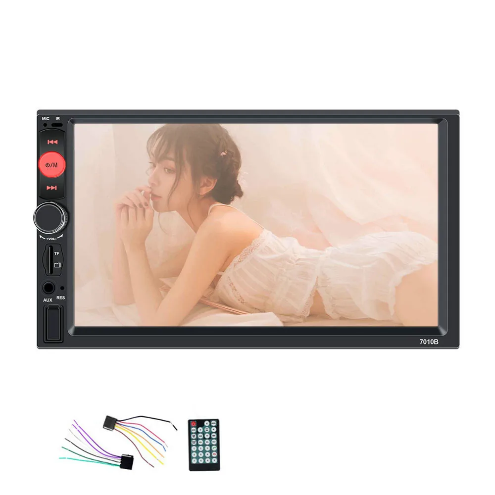 only radio 2 Din автомагнитола Bluetooth аудио мультимедийный плеер " цифровой дисплей MP5 USB SD FM 2din Стерео Авторадио резервный монитор - Цвет: only radio