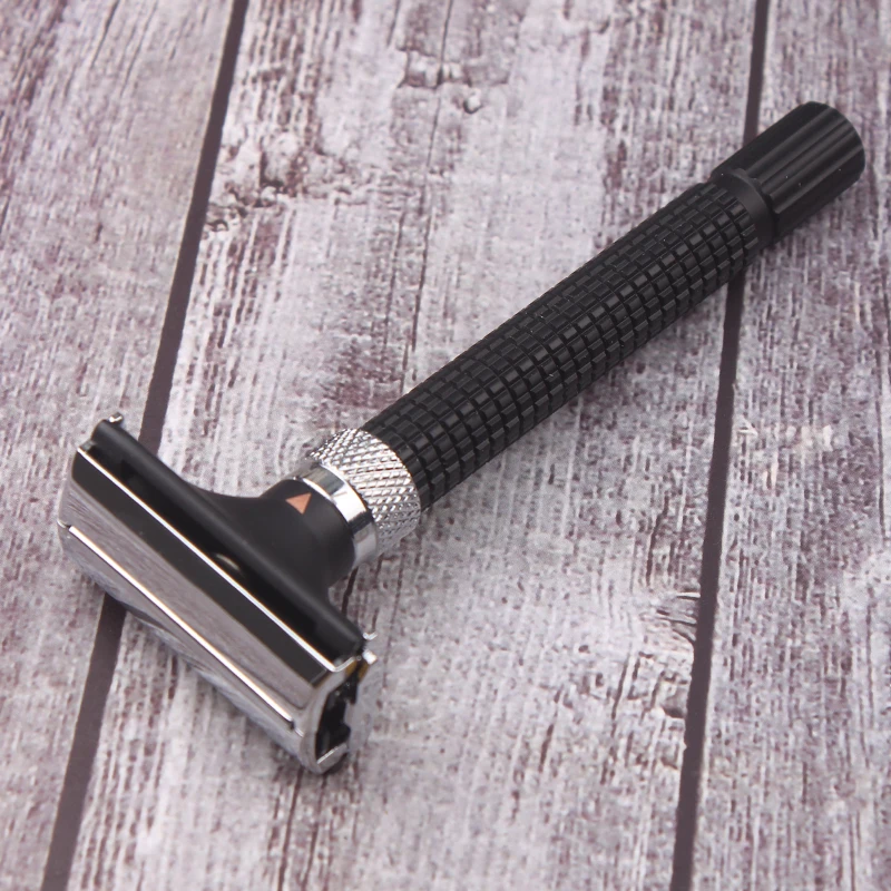 Бритва мужская регулируемая без батареи ручная бритва латунная с длинной ручкой