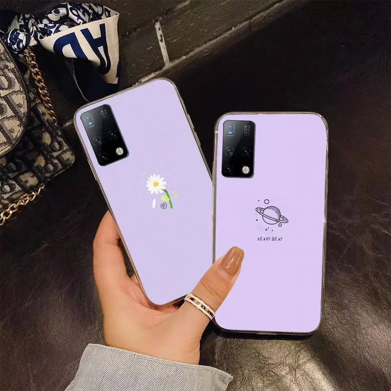 

Infinity On Purple Phone Case For Samsung S4 S5 S6 S7 Edge S8 S9 S10 Plus S20 Lite Fe Note20 Ultra A71 A21S Cover Fundas Coque