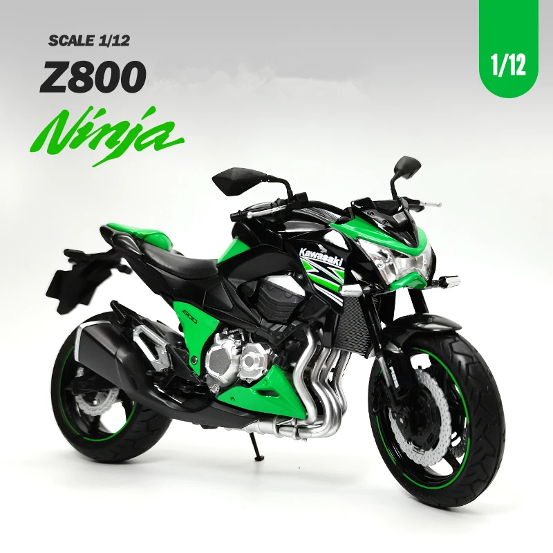 Модель гоночного БЕГОВОГО мотоцикла Kawasaki Ninja Z800 модель металлической игрушки