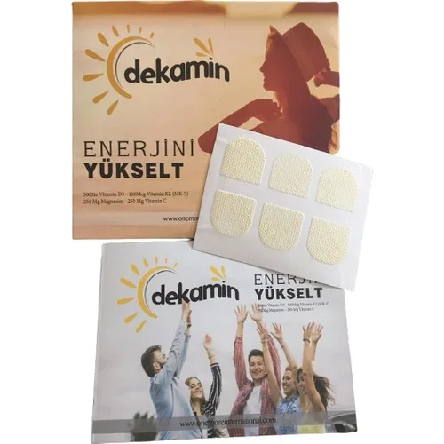 

One More Dekamin Bant 24'lü d Vitamin k2 magnesium c vitamin fast shipping global shipping energy patch wellness healthy life-