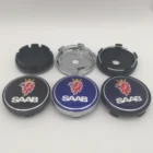 4 шт. 56 мм 60 мм 63 мм 68 мм SAAB Центральная втулка колеса автомобиля Cap значок Обложка эмблема наклейка для 03-10 BJ SCS 9-3 9-5 9-2x 9-5x