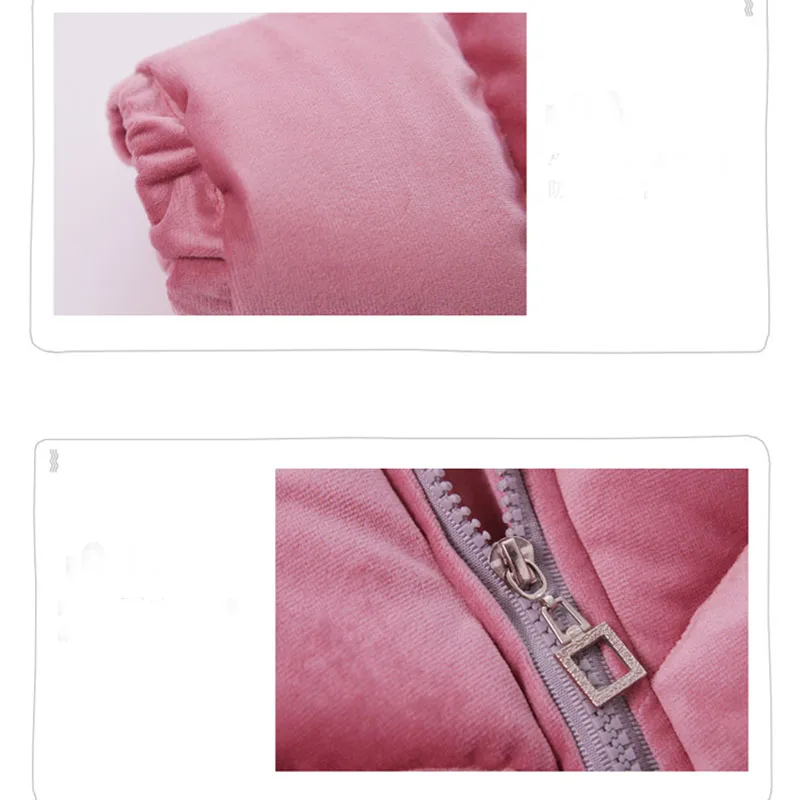 Пуховик детский зимний хлопковый с капюшоном для девочек |