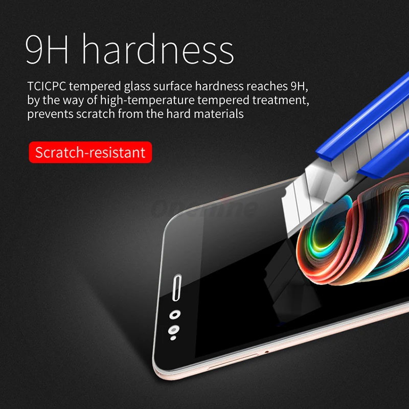 Onenine 4D Защитная пленка для экрана с резьбой Xiaomi Mi 5X Mi5X Закаленное стекло полным