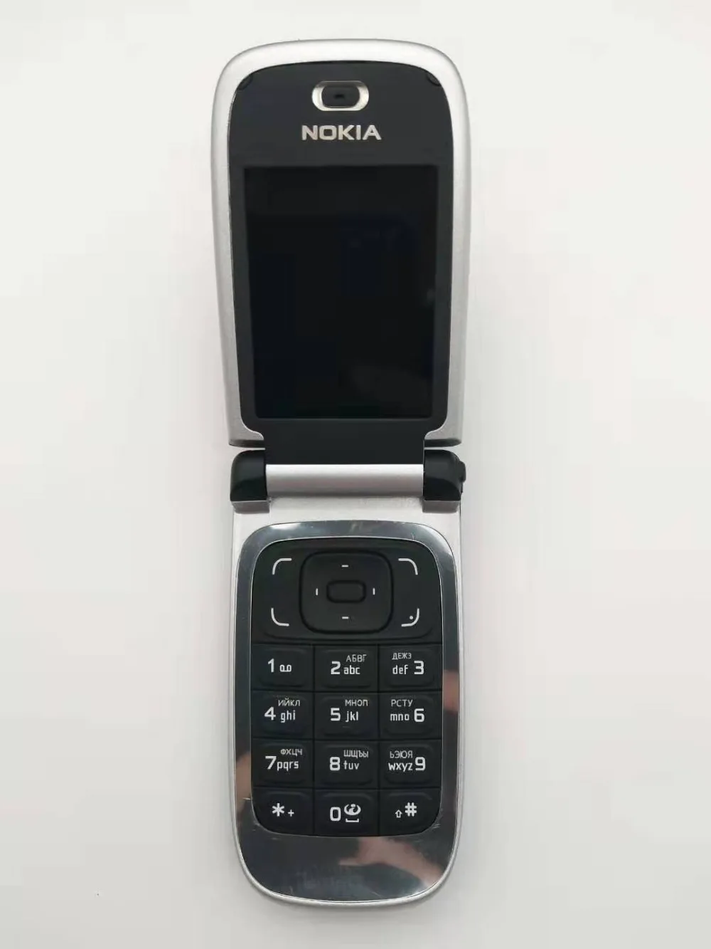 Отремонтированный мобильный телефон Nokia 6131 2G GSM разблокированный флип-телефон Английский Арабский Иврит русская клавиатура