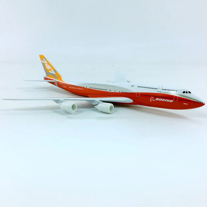 1/400 масштаб литой Пластик-самолёт сплав авиационные модели игрушки 747 B747-8 самолет