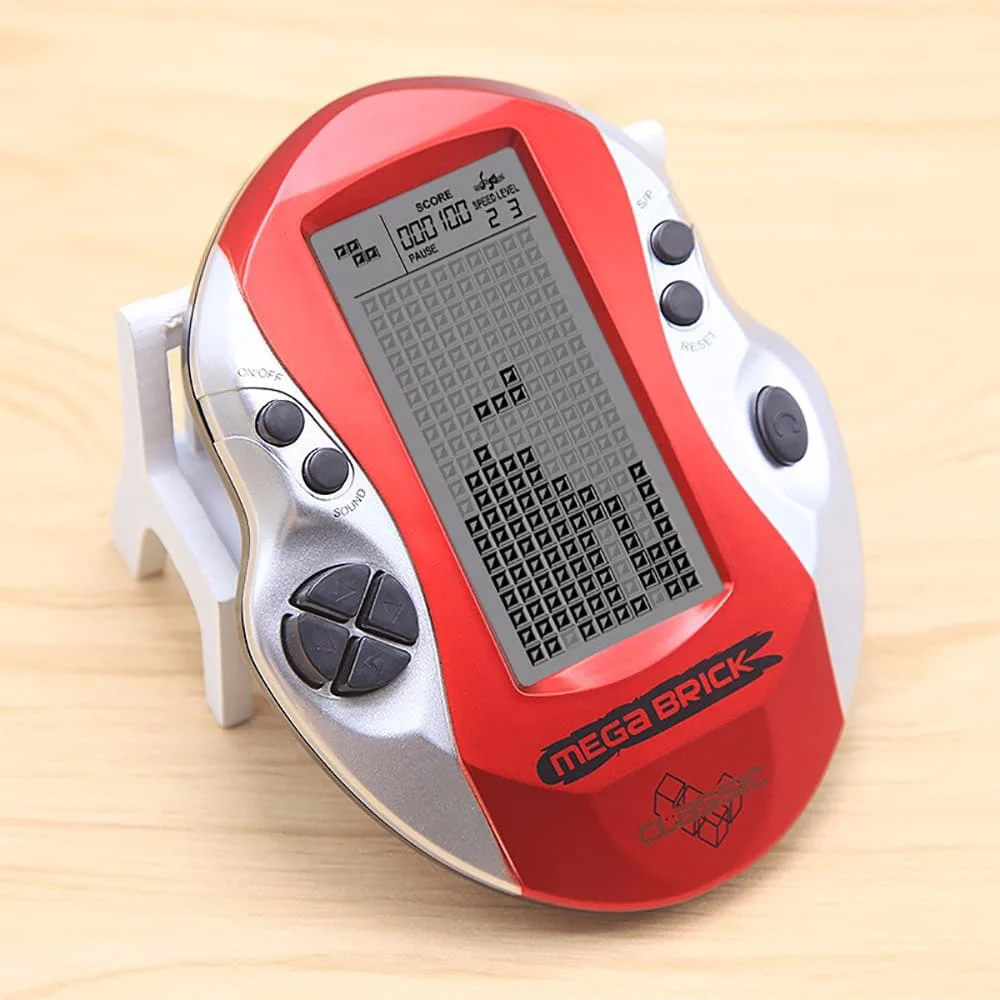 Ручной ретро блочный кирпичный игровая консоль 3 дюймовые классические чайные