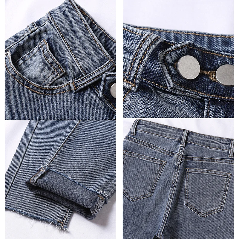 

Gray jeans woman high waist women skinny fashion korean washed denim pencil pants stretch jean black plus size 2020 autumn new
