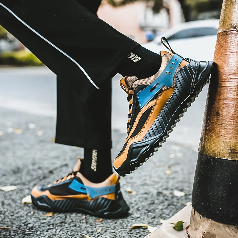 Мужские кроссовки на шнуровке Harogath повседневные уличные увеличивающие рост для