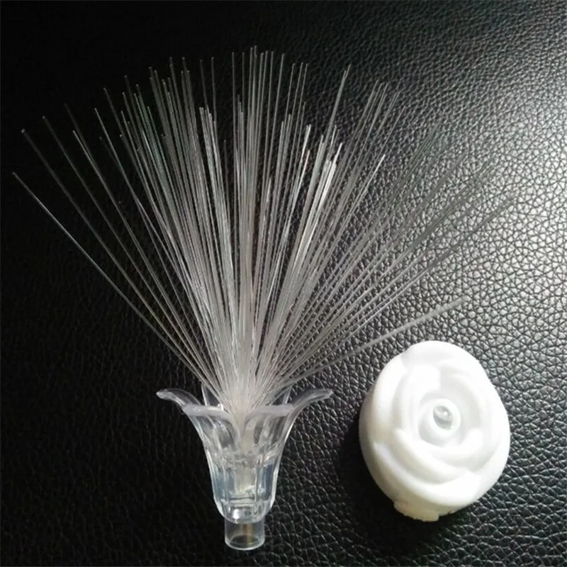 1 шт. меняющийся светодиодный ночной Светильник из оптического волокна