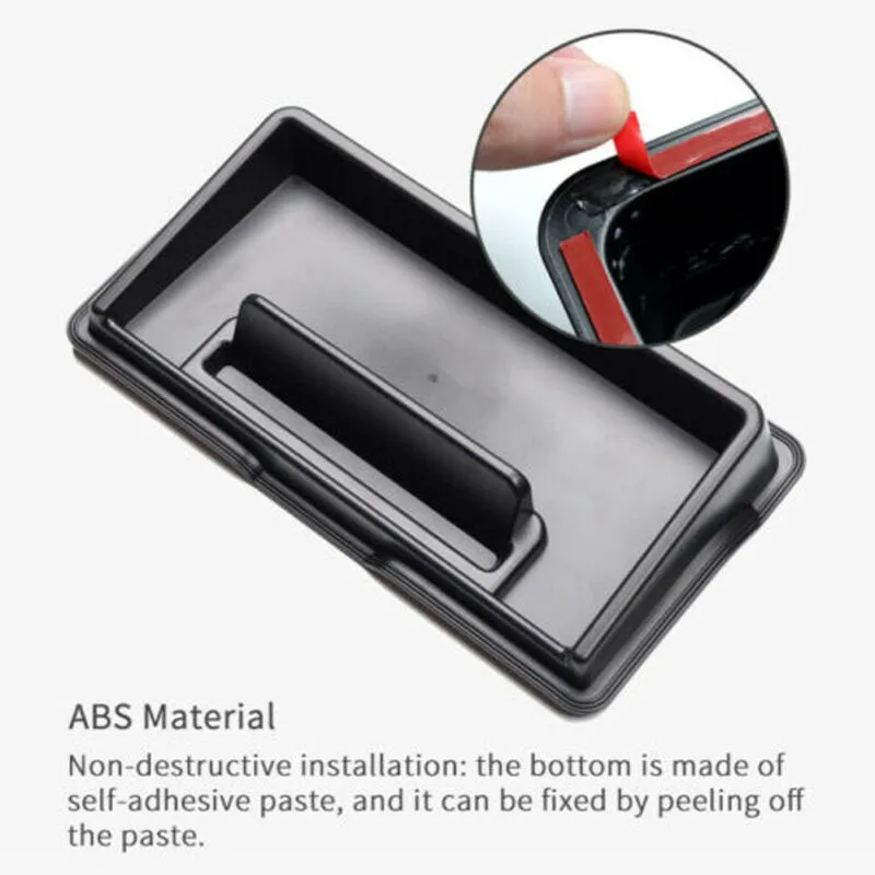 

Car Dashboard Storage Box Waterproof White Accessories Decal Dustproof