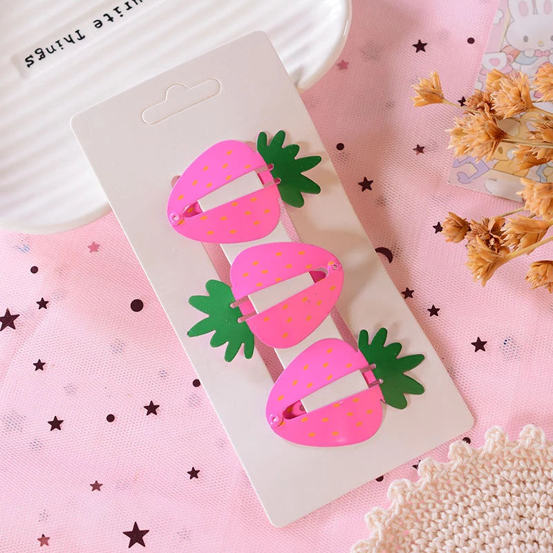 Заколки для волос Детские в виде фруктов ананасов 3 шт./компл. | Детская одежда и