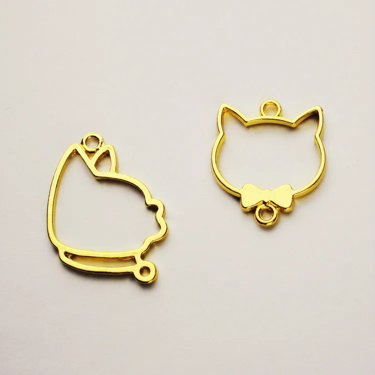 Кошка с галстуком бабочкой Очаровательная рамка Kawaii Kitty декоративная для уф