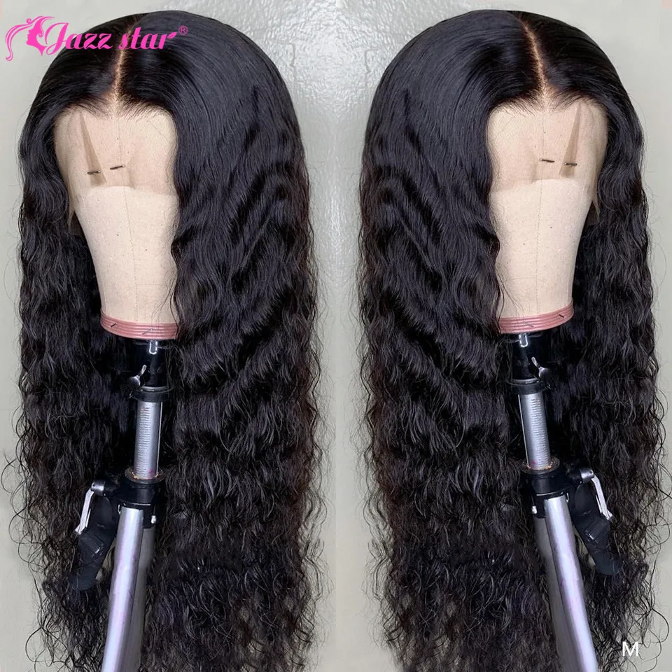 Water Wave Wig Lace Front Human Hair Wigs For Black Women Brazilian Lace Front Wig Pre Plucked With Baby Hair Jazz Star Non-Remy