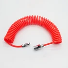 Телескопический шланг, спиральная Паровая труба 8 Х5 мм, ПУ, телескопическая пружина высокого давления, воздушный компрессор, шланг, спиральная труба
