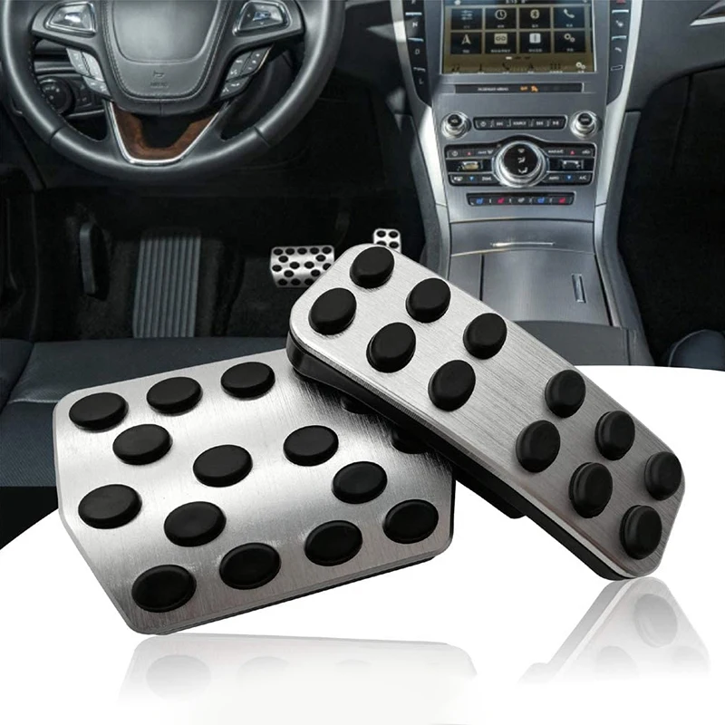 2 шт. Авто педали для ног из алюминиевого сплава Крышка Ford Fusion Edge Lincoln MKZ MKX