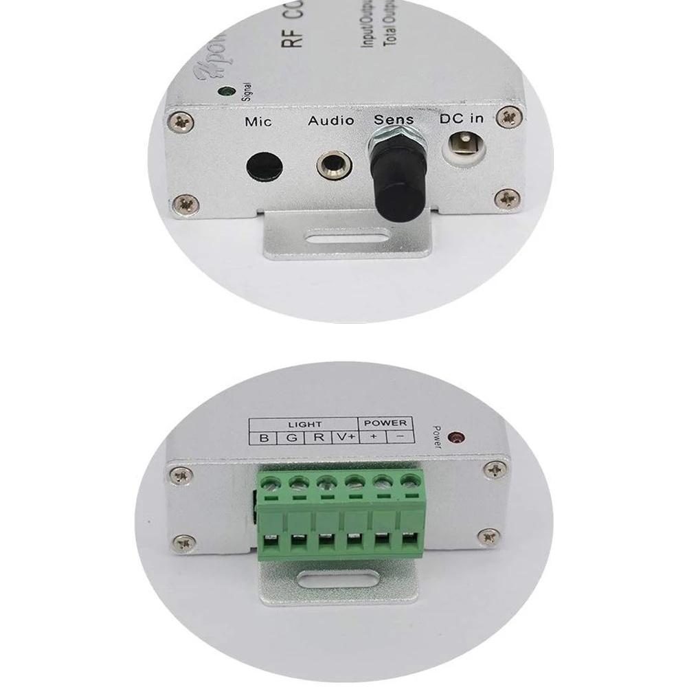 DC12V-24V 18 клавиш RGB музыкальный светодиодный пульт дистанционного управления РЧ