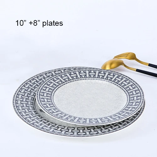 Европейские классические костяного фарфора Кофе чашка и Блюдце Посуда блюдце