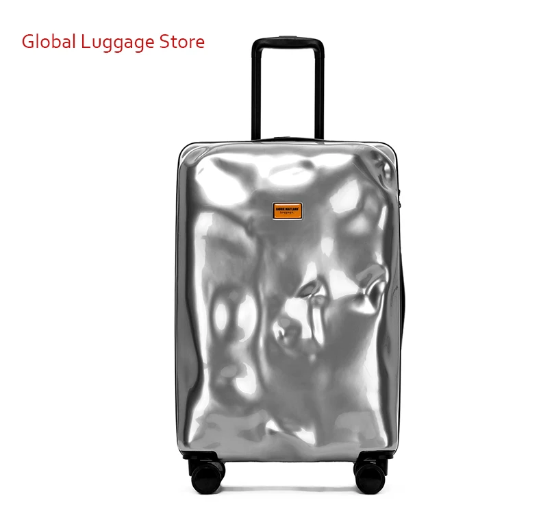 Ретро чемодан на колесиках с алюминиевой рамой дорожная сумка для женщин