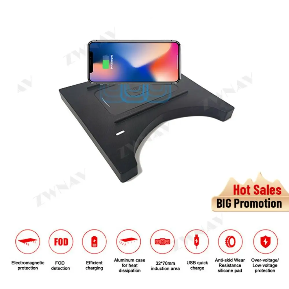 

QI Car infrared fast wireless charger For Honda XR-V Vezel 2016 2017 2018-2020 infrared Fast Wireless Charging Car Phone Holder