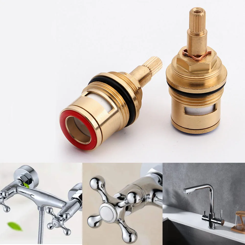 

Replacement Brass Ceramic Tap Valve Cartridge G3/4 For Hot & Cold Faucet High-quality Brass And Ceramic Faucet Valve G3/4"