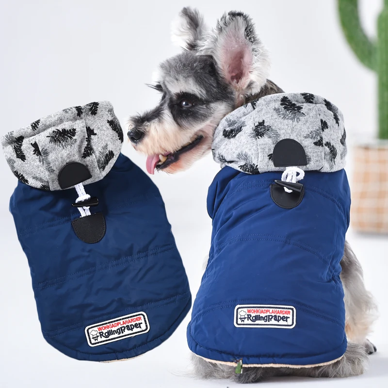 Дизайнерские зимние шляпы одежда маленькая собака Оранжевый Синий XS XXL Pet Теплый наряд для кошки Щенок питбуль-терьера такса куртка одежда поставки