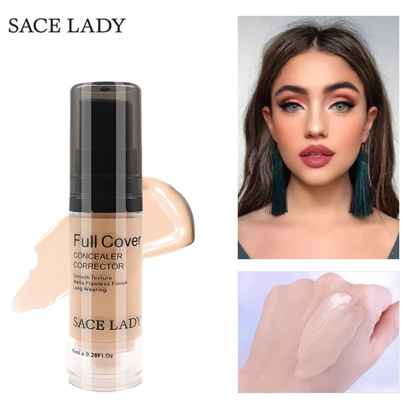 Liquid Face Concealer Full Cover Eye Dark Circles Cream 6ml 8 Colors Makeup Corrector Waterproof Facial Make Up Base Cosmetic |