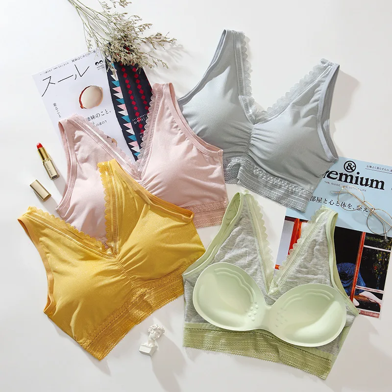 Новинка кружевной бюстгальтер без косточек с красивой спинкой женский жилет