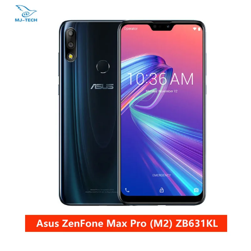 Глобальный мобильный телефон Asus ZenFone Max Pro (M2) ZB631KL 4 Гб 128 ГБ NFC 6 3 &quotSnapdragon 660 5000 мАч с