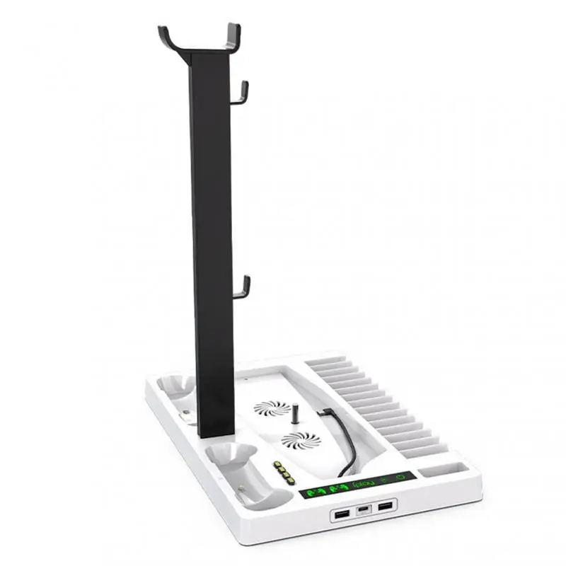 

Cooling Fan Stand for PlayStation 5 Console PS5 Digital Edition Consoles Dual Controller Charging Station Game Accessories