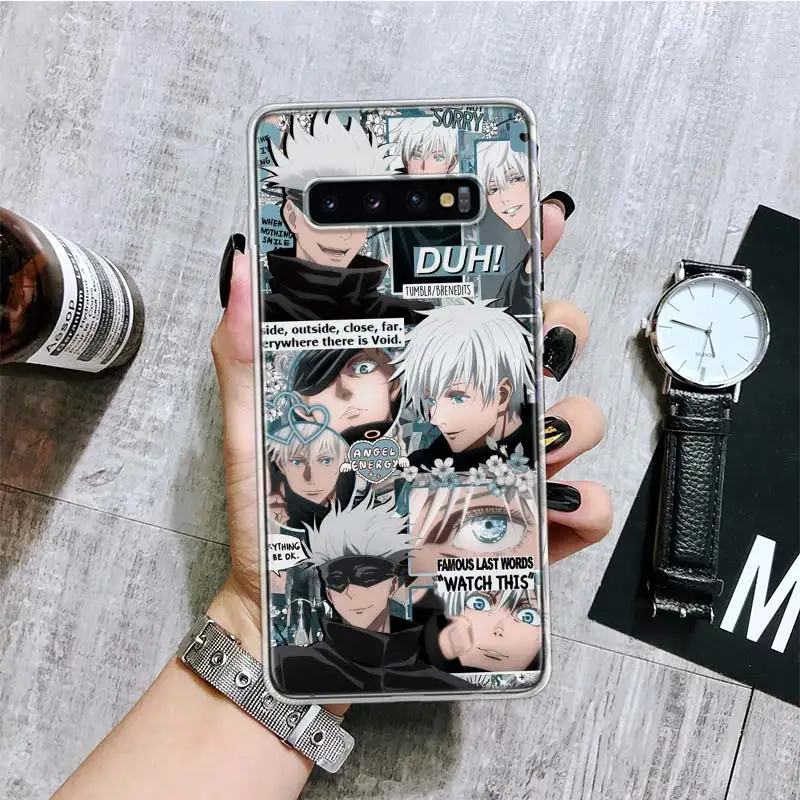hot jujutsu kaisen anime phone case for samsung galaxy s20 fe s10 plus s21 s22 ultra s10e s9 s8 s7 edge j4 fundas cover coque free global shipping