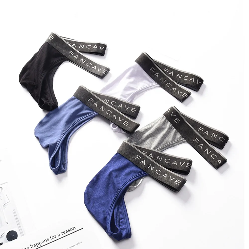 Трусы Т-образной формы трусики из модала удобные стринги мужские трусы