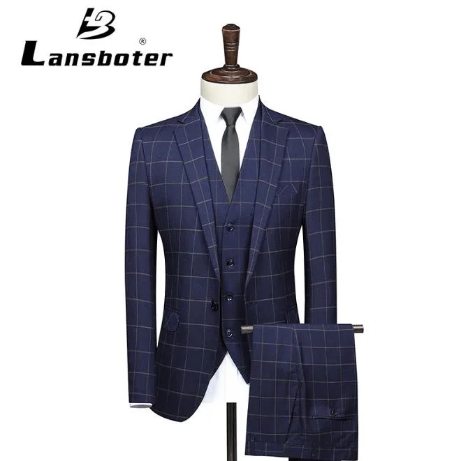 Мужские костюмы новейшего дизайна мужской костюм в клетку блейзер с принтом