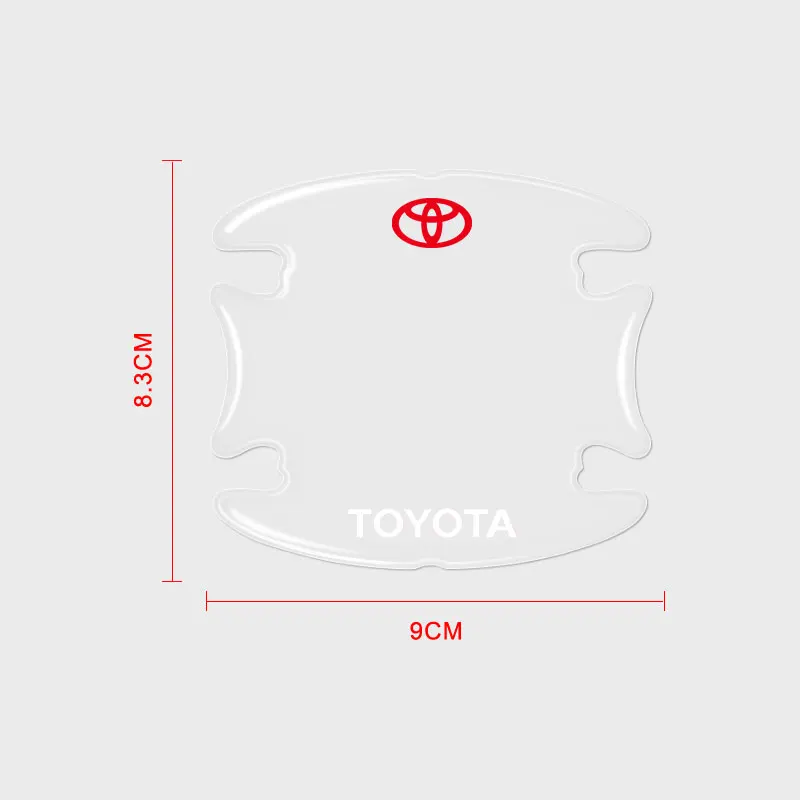 4 шт. пленка для ручки автомобиля защитная чаша царапины ручка устойчивая к