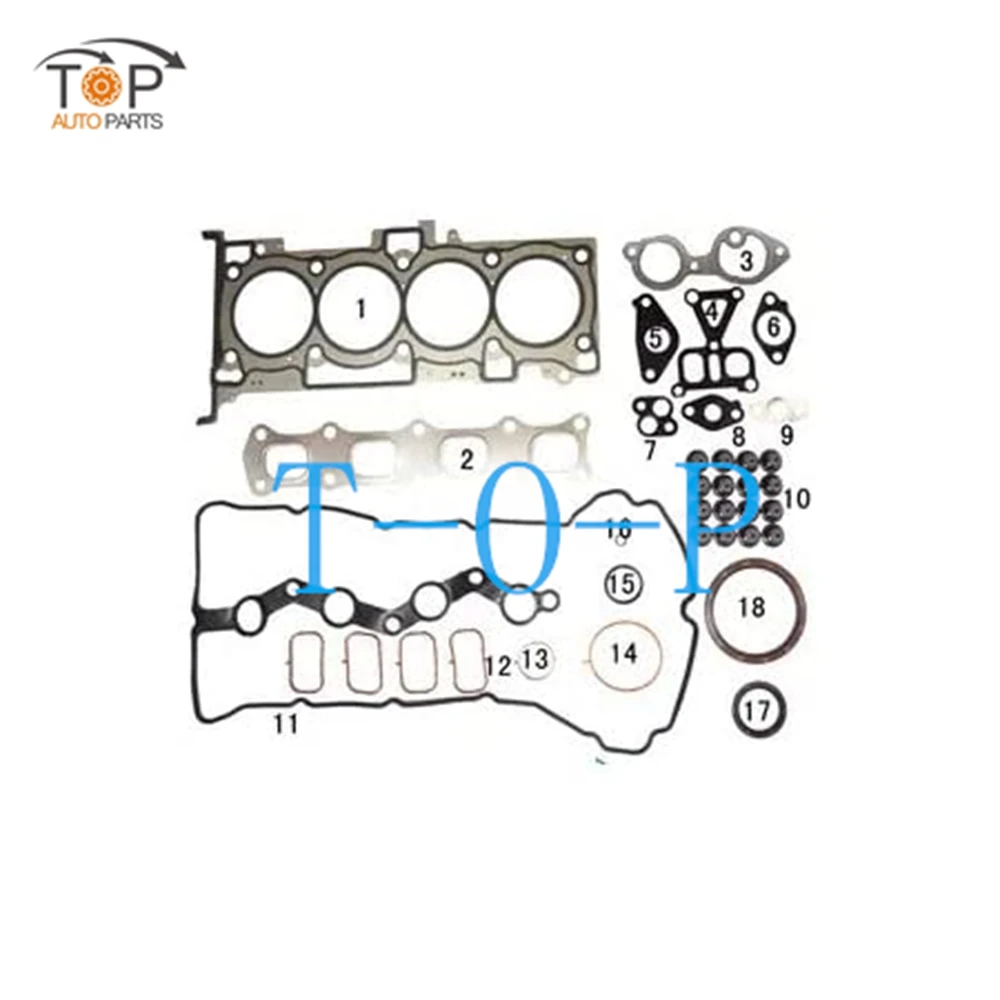 

4B12 For Mitsubishi Outlander II Lancer EX CY5A 2.4L Engine Complete Overhaul Rebuilding Gasket Kit 1000A523 105002204