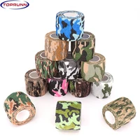 4 5m elastic self adhesive bandage non woven fabric wrap tape sports first aid gauze tape camouflage outdoor camping bandage