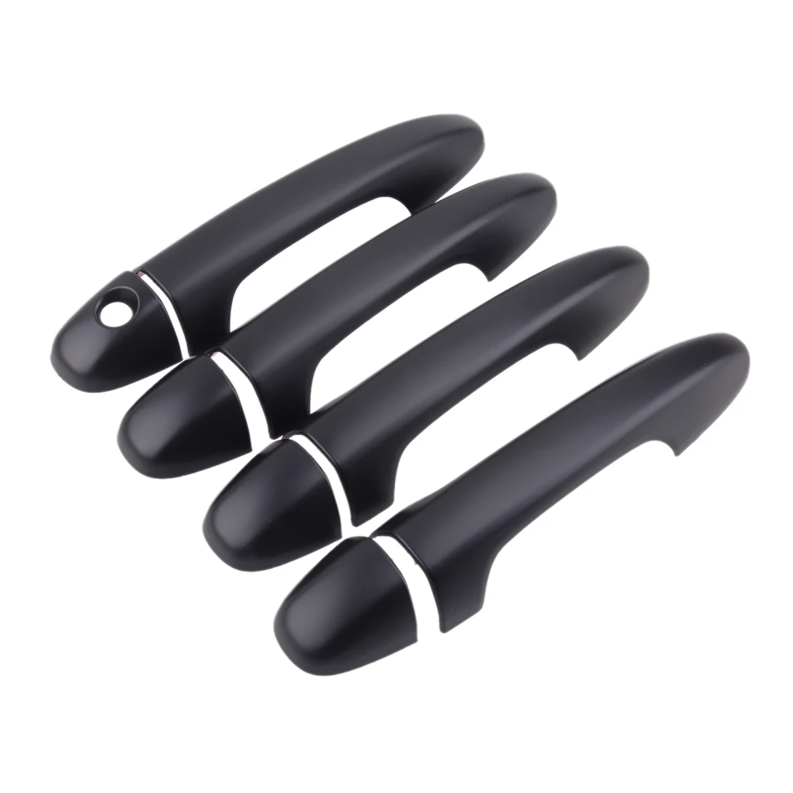 

8 шт. крутая черная крышка для боковой дверной ручки автомобиля, декоративные аксессуары для отделки, подходит для Toyota Tacoma 2016 2017 2018 2019 2020