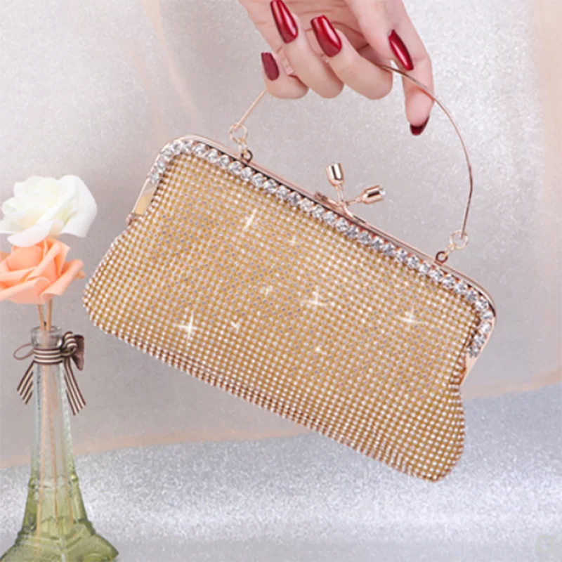 Роскошный клатч с кисточками вечерние женские сумки свадебные металлической