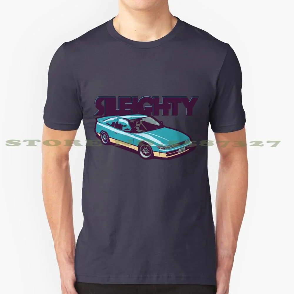 

Силуэта Sx черно-белая футболка для мужчин и женщин 180 240 180Sx 240Sx Nissan Datsun серебристо-белый Jdm японский гоночный гонщик Дрифт