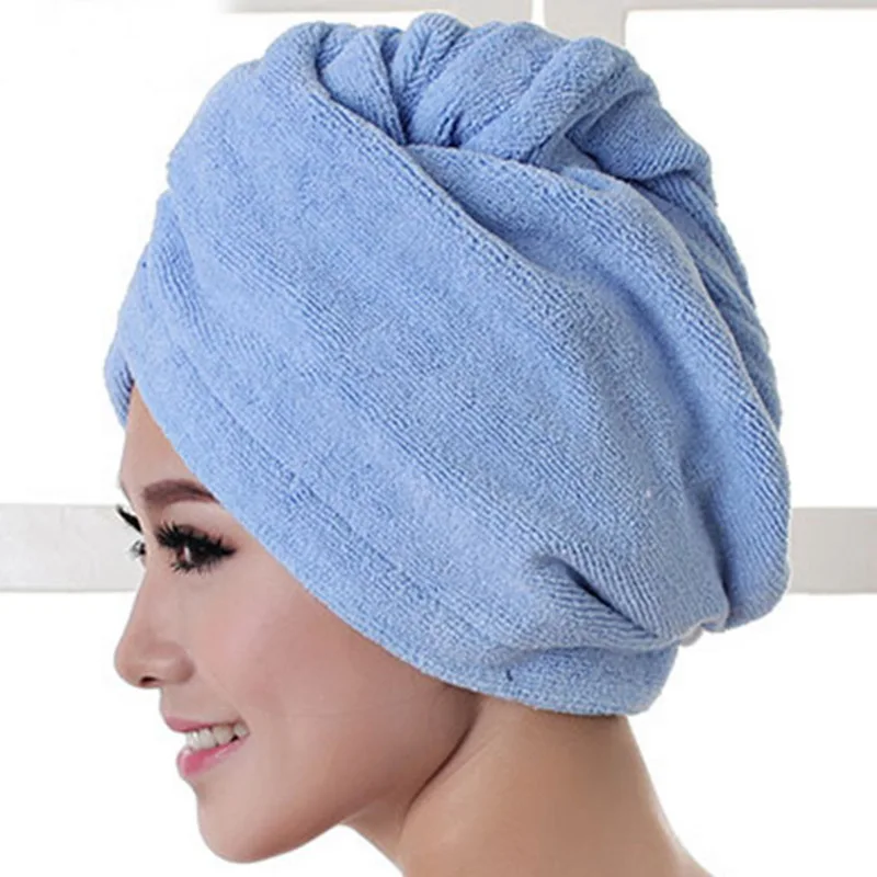 GIANTEX-toallas de baño de microfibra para mujer, paño para el pelo, para adultos