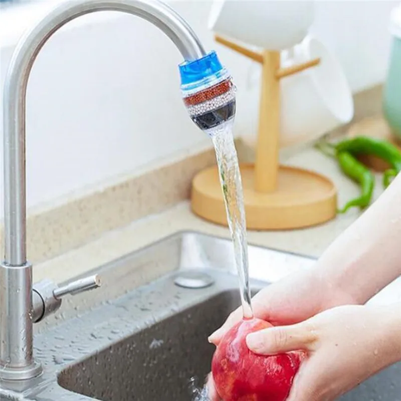 

Kitchen Mini Faucet Tap Filter Water Clean Purifier Cartridge High Quality Convenient Durable Home Tool Faucet Accessories