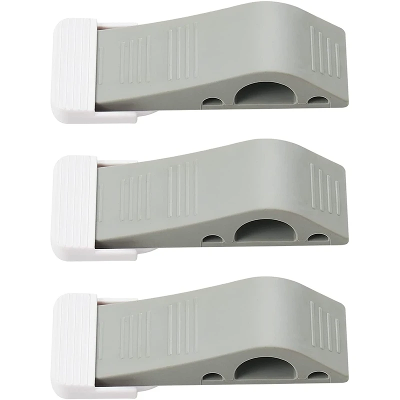 

Door Stoppers Rubber Door Stop, Door Wedge Stoppers Floor Works on Multi Floor Surfaces, Door Security and Jammer