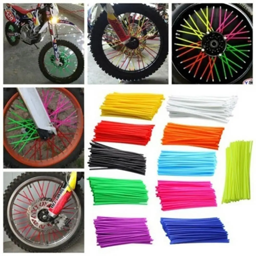 

36Pcs Motorcycle Wheel Spoke Wraps High Quality Rim Skin Cover Guard Motocross Kits