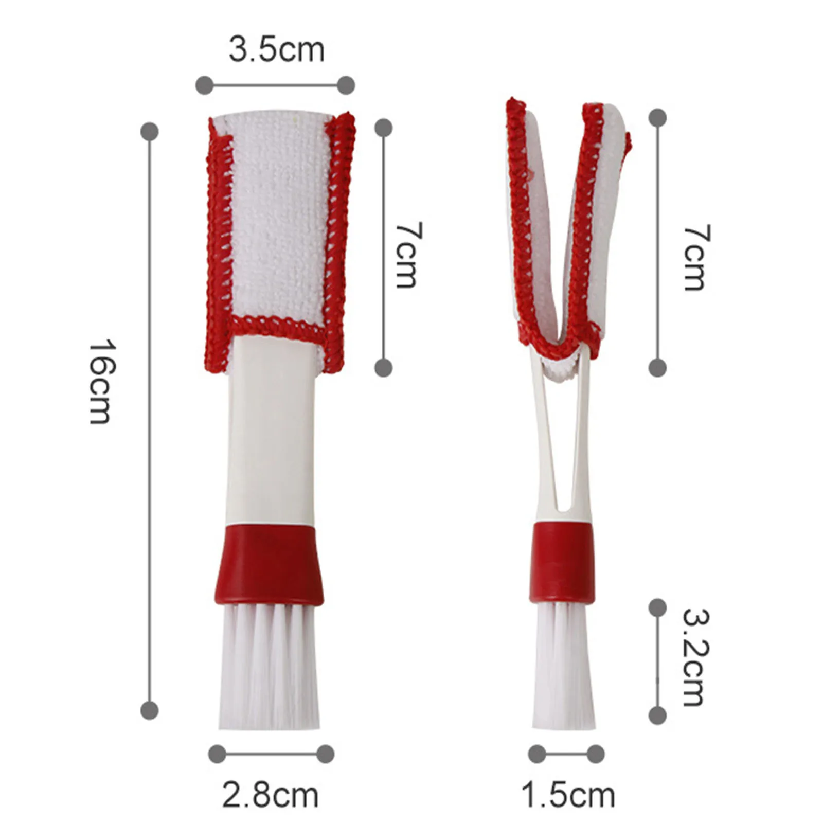 

New Car Air Conditioner Vent Brush Microfibre Car Grille Cleaner Auto Detailing Blinds Duster Brush Car-styling Auto Accessories