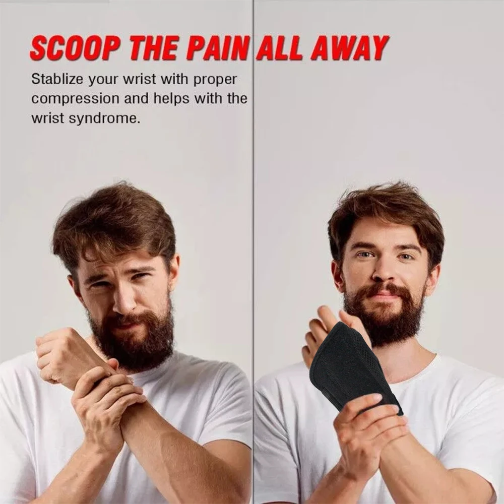 1 шт. туннельный браслет для запястья поддерживающая Sprain шина предплечья ремешок