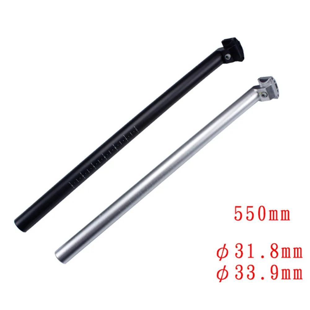 

Aluminum Alloy Bicycle SeatPost 31.8/33.9mm*550mm MTB Road Bike Seat Post Tube Durable Cycling Seat Post Parts Accessories