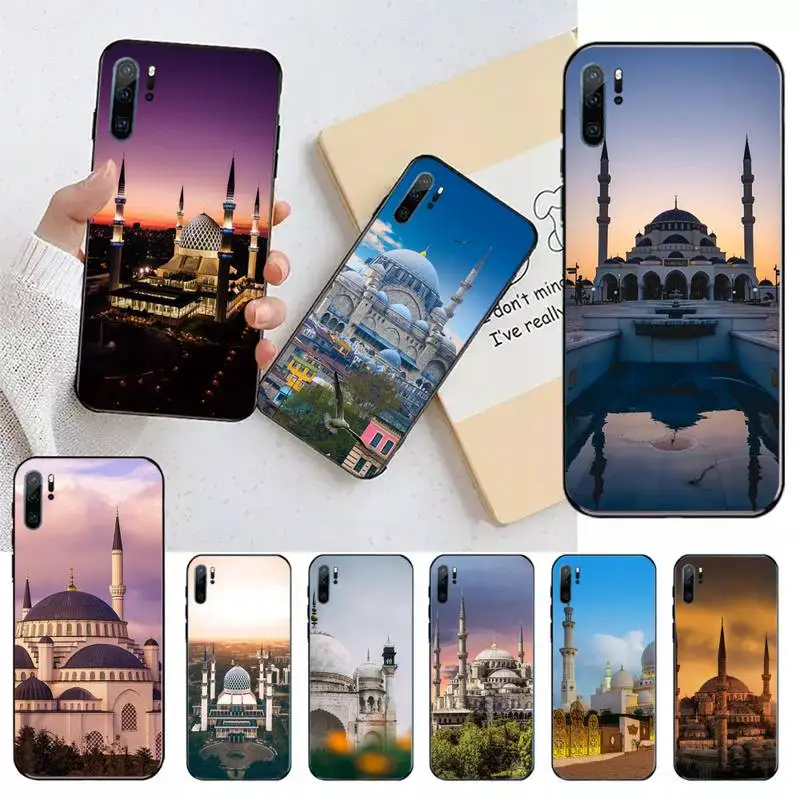 

Muslim Mosque landmark Phone Case For Huawei honor Mate 10 20 30 40 i 9 8 pro x Lite P smart 2019 Y5 2018 nova 5t