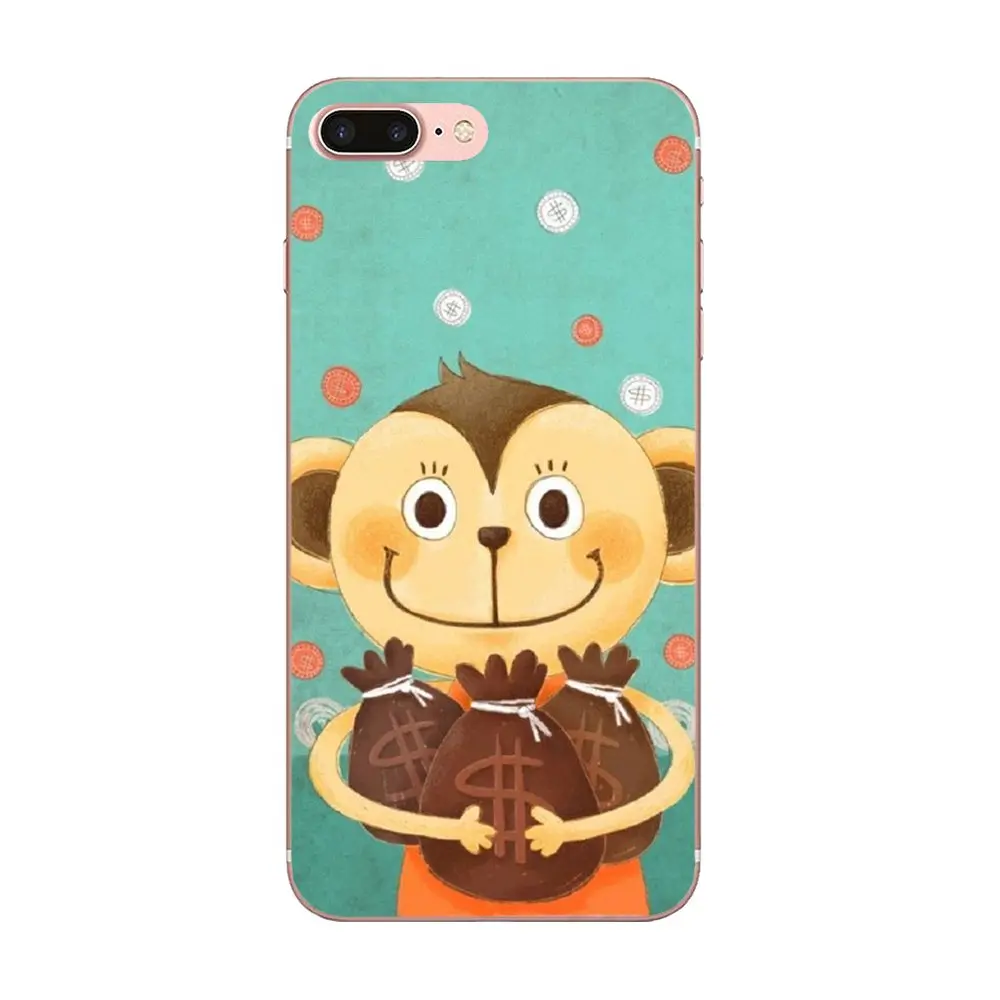 Simple Phone Cases For Galaxy J1 J2 J3 J330 J4 J5 J6 J7 J730 J8 2015 2016 2017 2018 mini Pro The First Series Of Cartoon Monkey | Мобильные