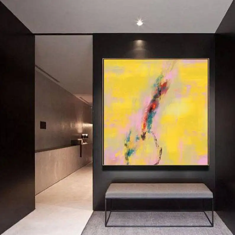 Большая настенная абстрактная живопись Оригинальная Живопись на холсте