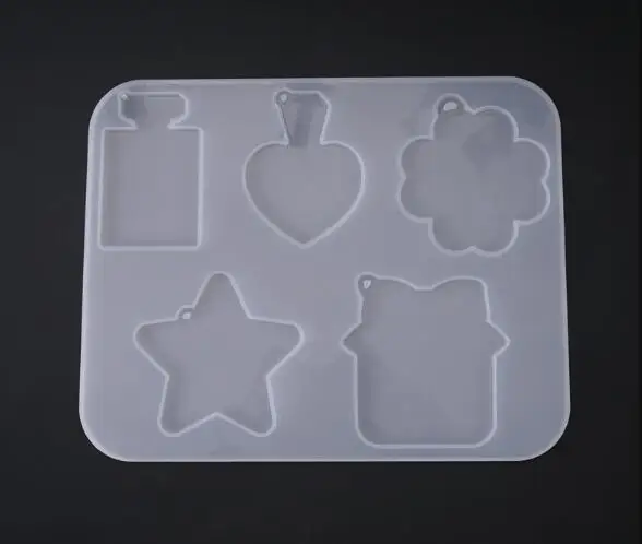 Bottle star heart flower cloud silicone molds for jewelry making Resin jewelry tool UV epoxy resin molds decorative crafts